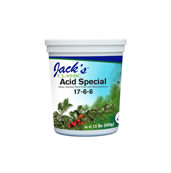 Acid Special 17-6-6 1.5 lb Jack 12/case - Fertilizers